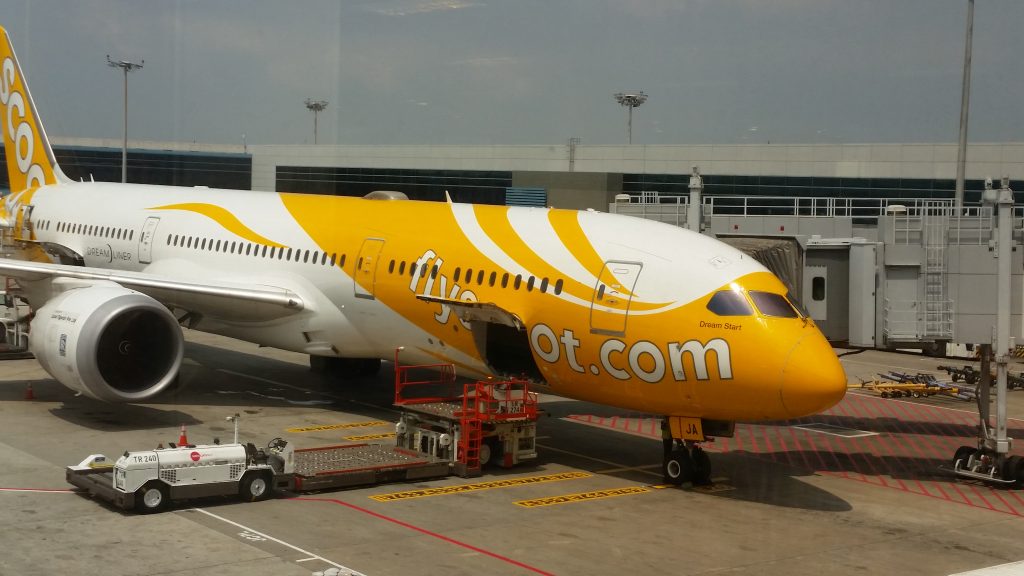 Scoot Airline plane