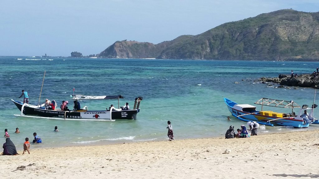 Lombok beach view