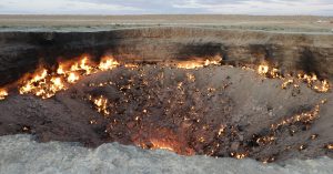 The Gates of Hell (Darvaza Gas Crater, Turkmenistan)