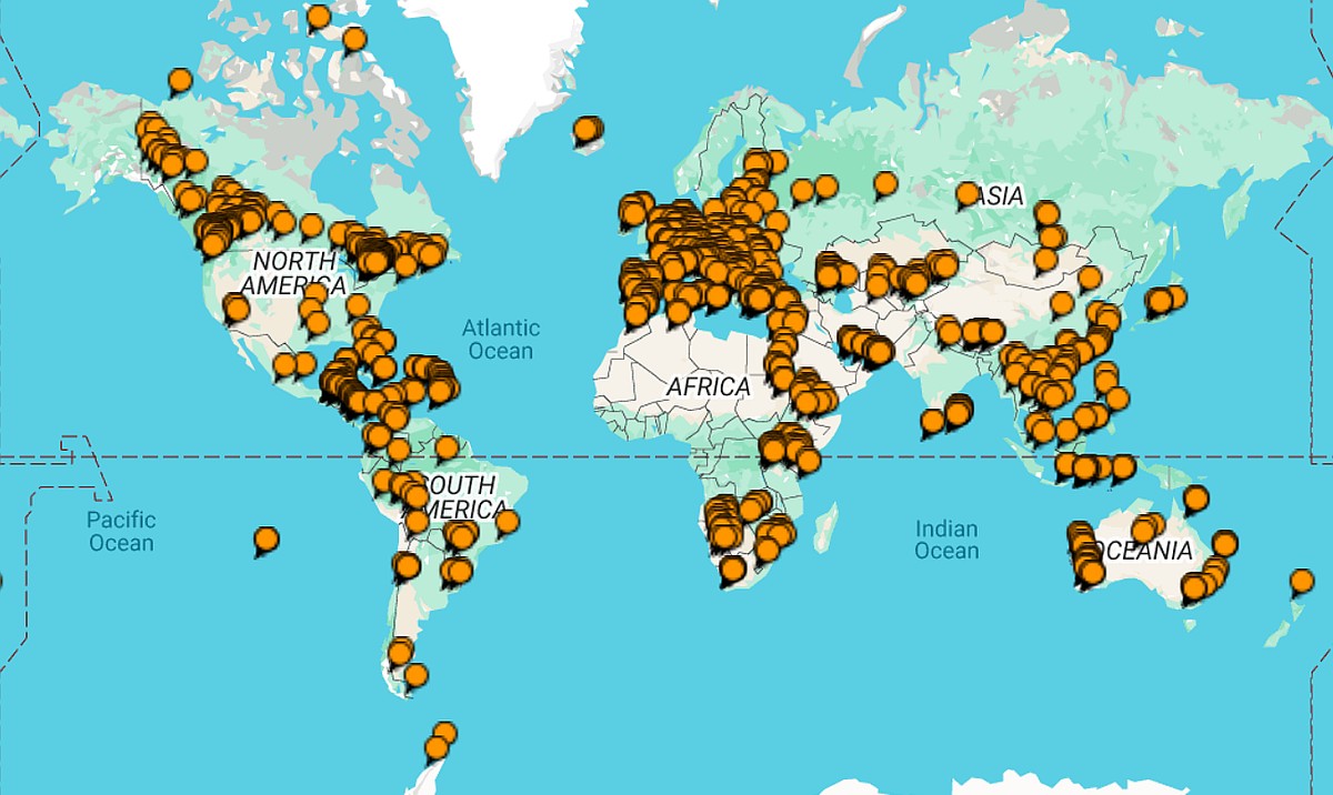 countries visited 2026 (TA travel map)