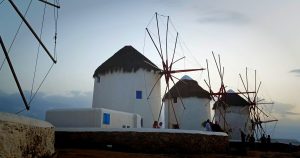 Mykonos windmills